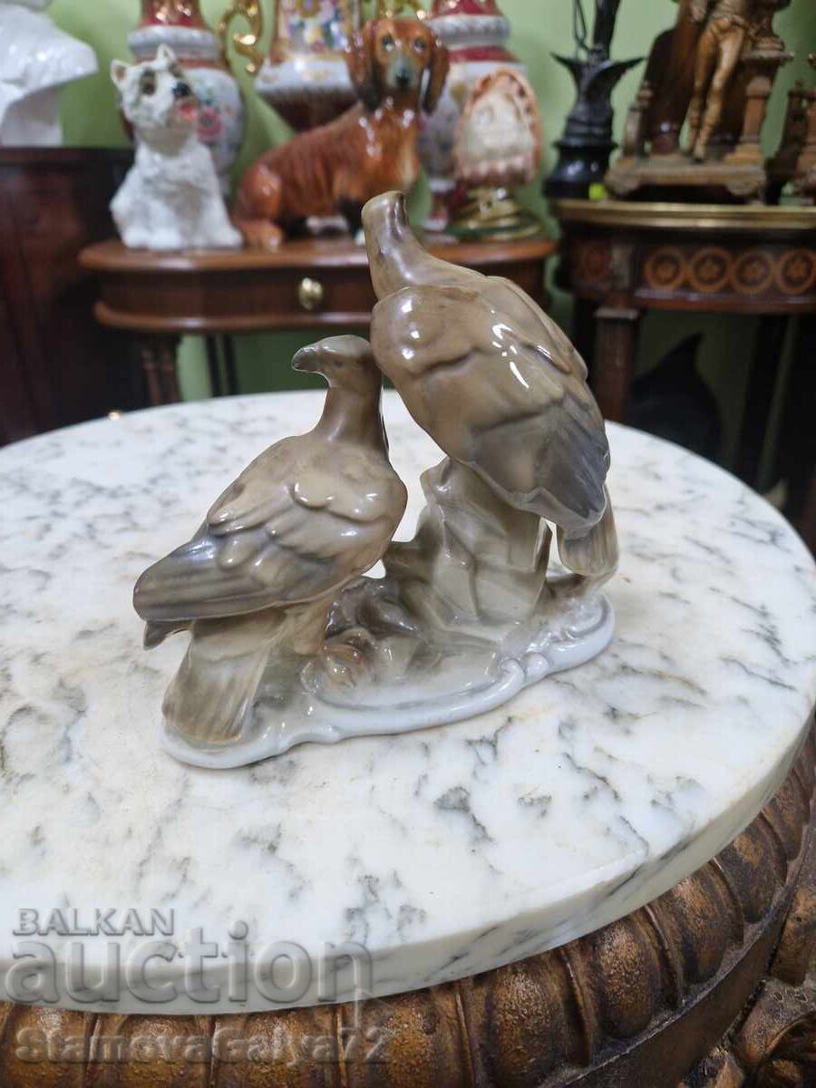 Figurină veche de porțelan foarte rară Fraureuth - 6