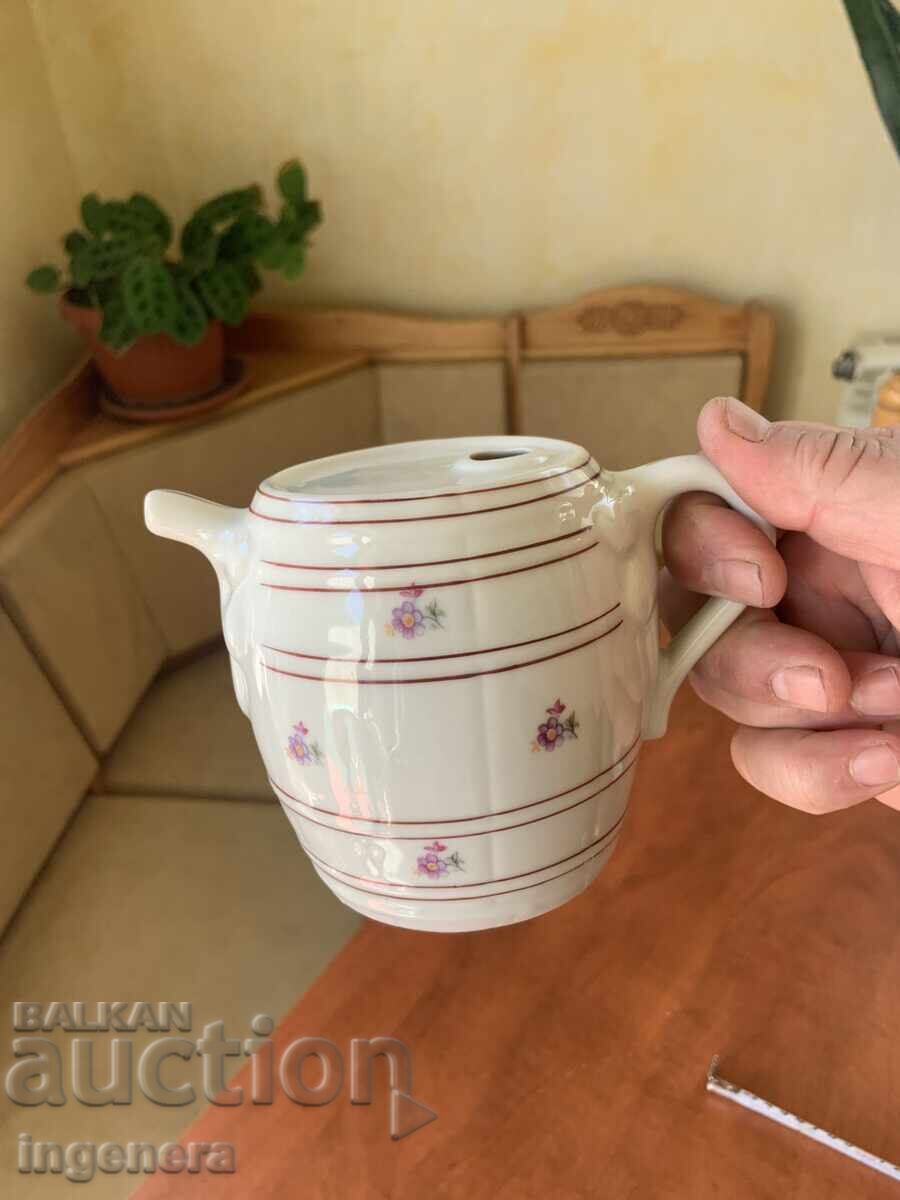 Δημοπρασία Πορσελάνινη τσαγιέρα με κανάτα από την Σοσιαλιστική Βουλγαρία