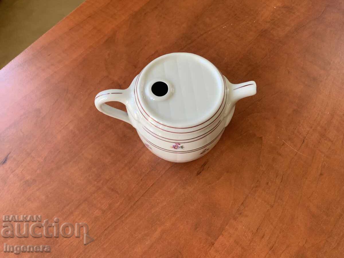 Παράδοση Πορσελάνινη τσαγιέρα με κανάτα από την Σοσιαλιστική Βουλγαρία