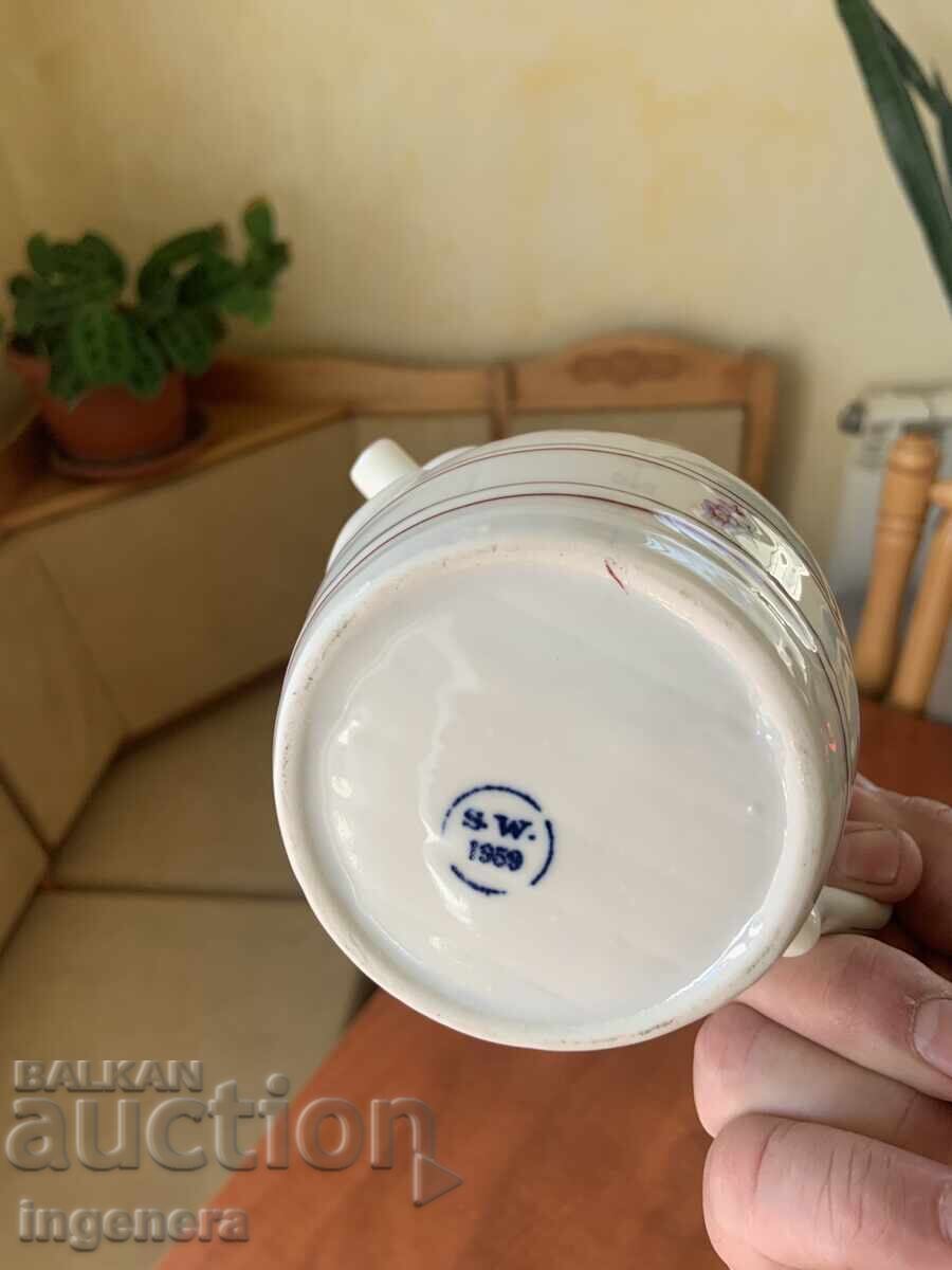 Πορσελάνινη τσαγιέρα με κανάτα από την Σοσιαλιστική Βουλγαρία - 5