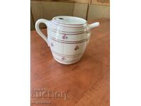 CANĂ DE PORȚELAN CEAINIC BULGĂRESC DIN PERIOADA SOCIALISTĂ