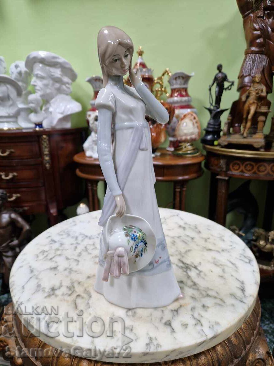 Figurină de porțelan antică superbă Casades - 6