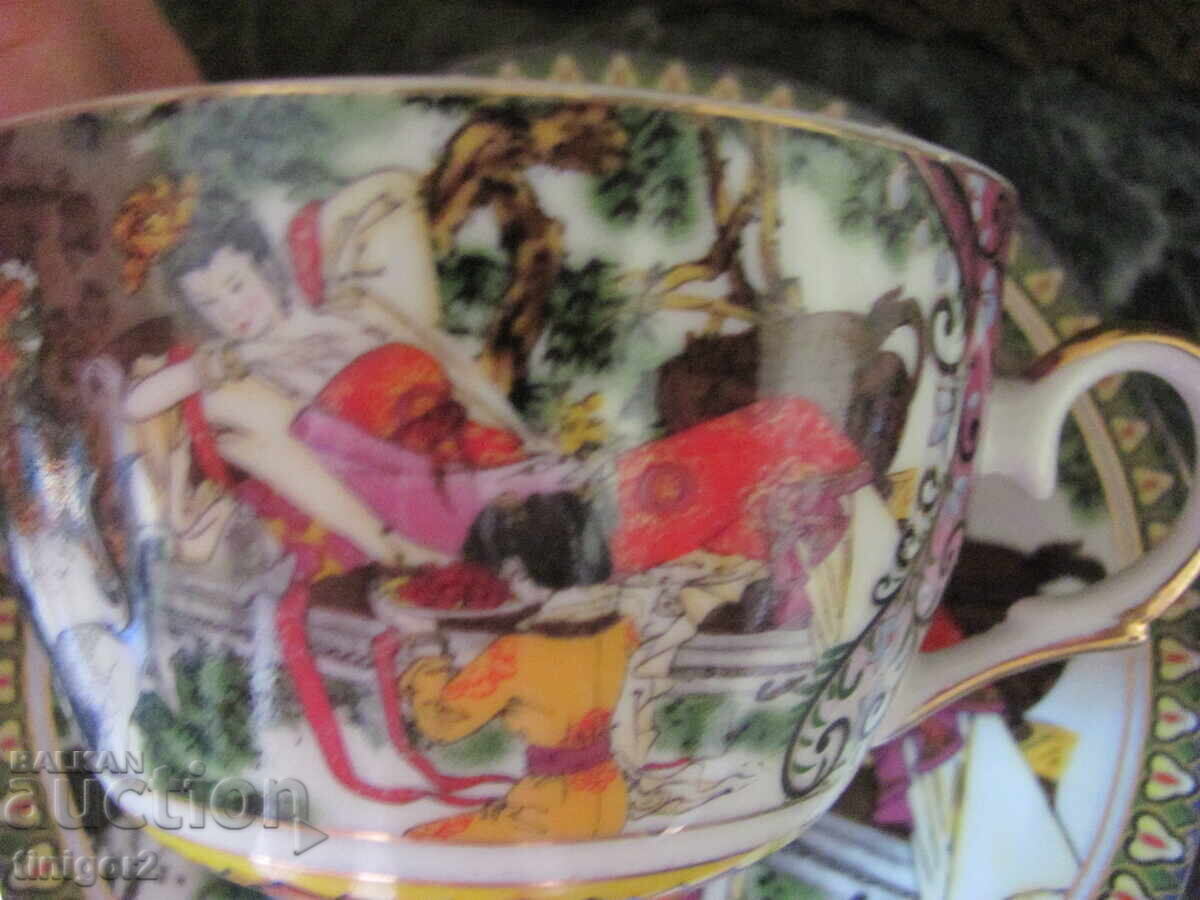 Collectible Japanese Teacups, Marked Bone China - 5