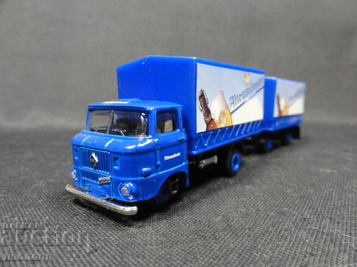 1/87 ΡΕΤΡΟ ΜΕΤΑΛΛΙΚΟ ΑΥΤΟΚΙΝΗΤΟ ΦΟΡΤΗΓΟ IFA W50 GRELL