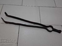 Old dilaf, tongs, wrought iron for oven