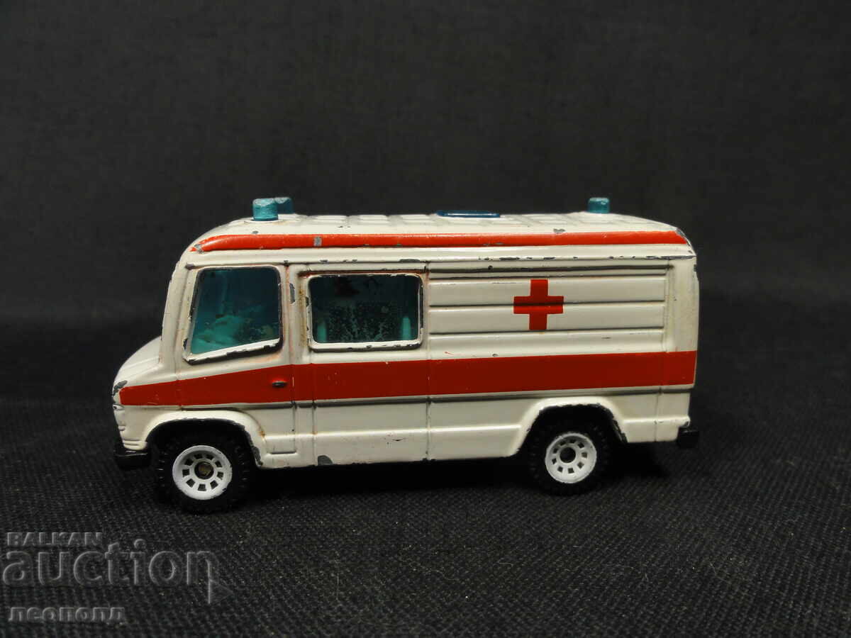 OLD RETRO METAL CAR SIKU GERMANY MERCEDES AMBULANCE with price 10.00 BGN | € 5.11