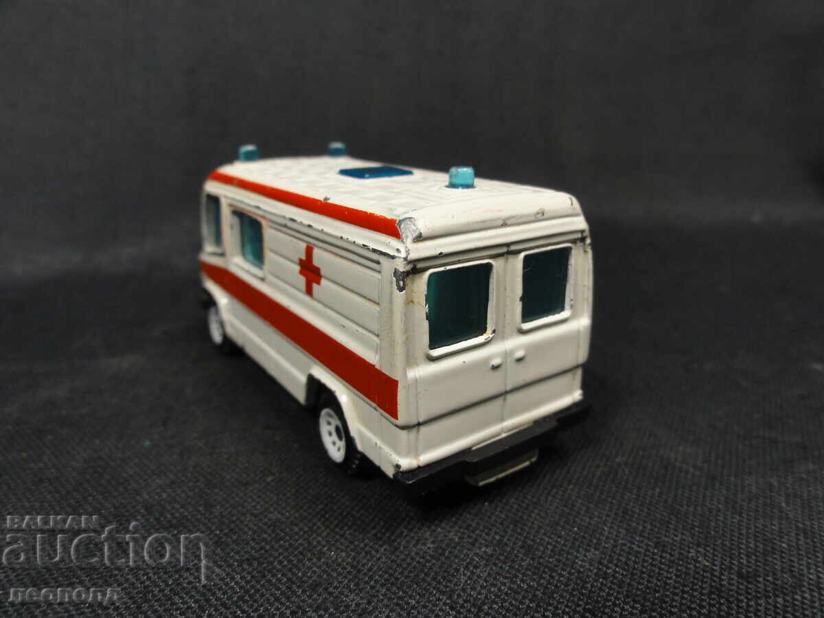 Auction  OLD RETRO METAL CAR SIKU GERMANY MERCEDES AMBULANCE