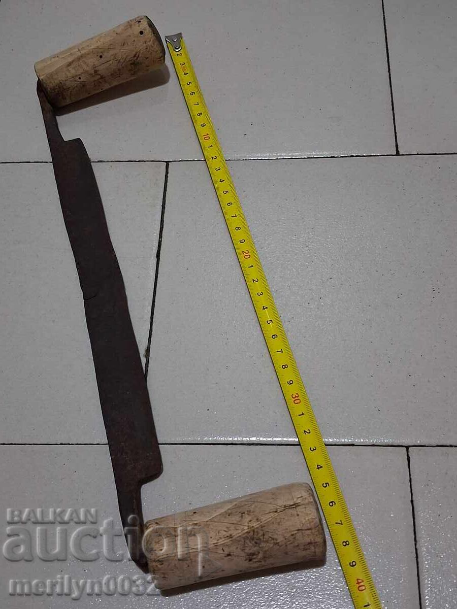 Vechi instrument de mână forjat, din fier forjat, din lemn - 5 Vechi instrument de mână forjat, din fier forjat, din lemn - 5