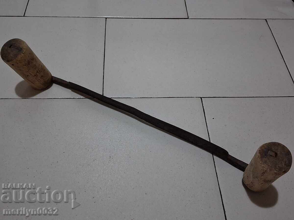 Vechi instrument de mână forjat, din fier forjat, din lemn - 6 Vechi instrument de mână forjat, din fier forjat, din lemn - 6