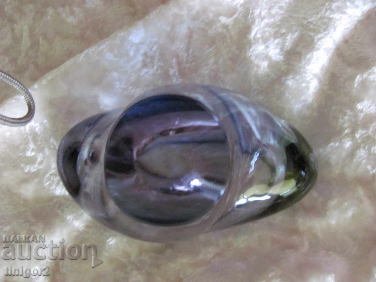 Scrumieră masivă din cristal, bohemia - 5