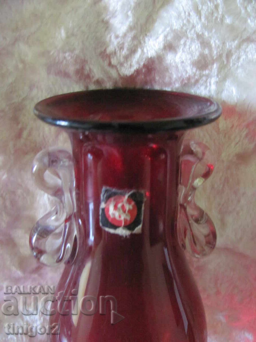 Crystal vase, handmade, Poland - 5