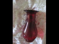 Crystal vase, handmade, Poland