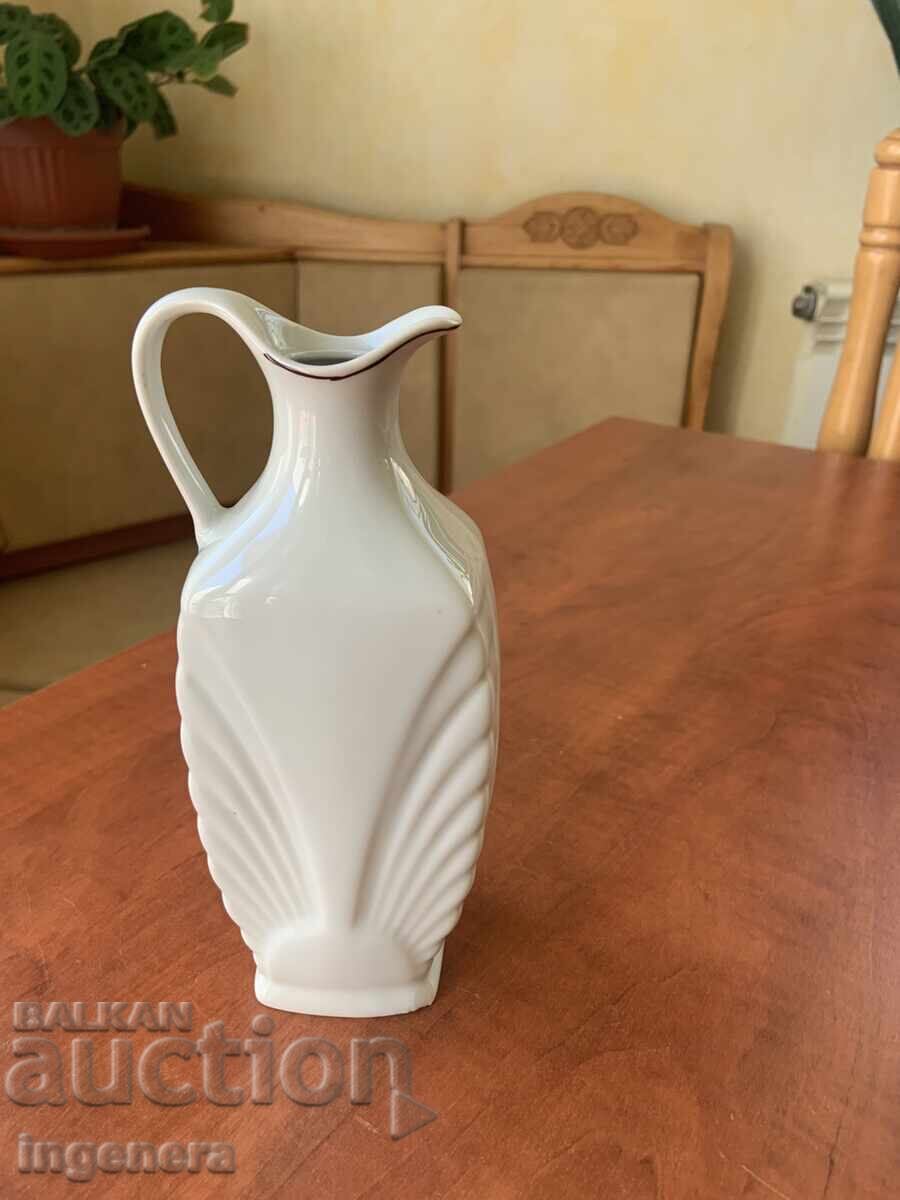 Auction  Porcelain Bottle Jar for Olive Oil from SOCA Bulgaria