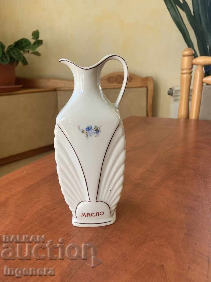 Porcelain Bottle Jar for Olive Oil from SOCA Bulgaria