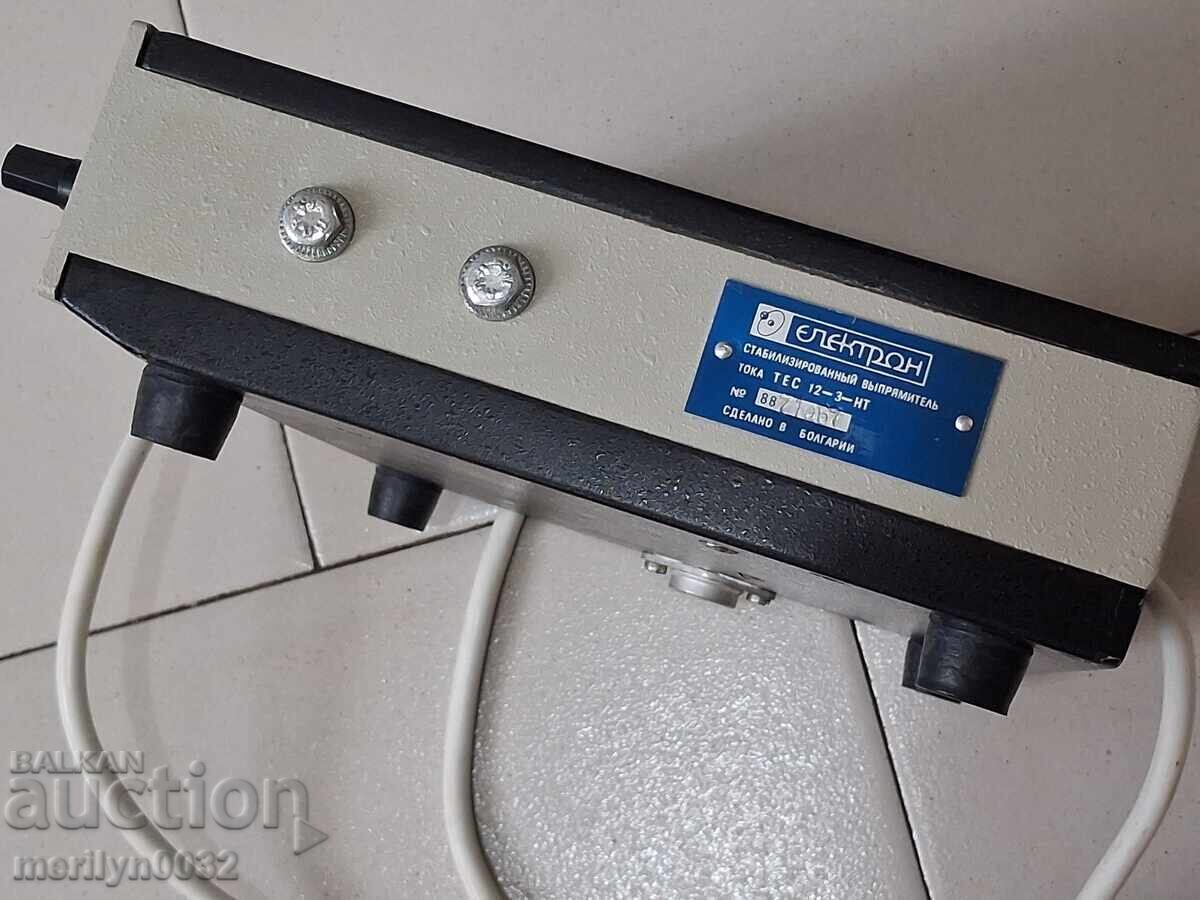Licitație Stabilizator "Electron" Miliția Populară R.P.B. U.R.S.S Licitație Stabilizator "Electron" Miliția Populară R.P.B. U.R.S.S