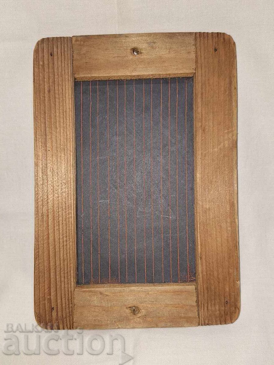Old slate writing board with a stylus--small