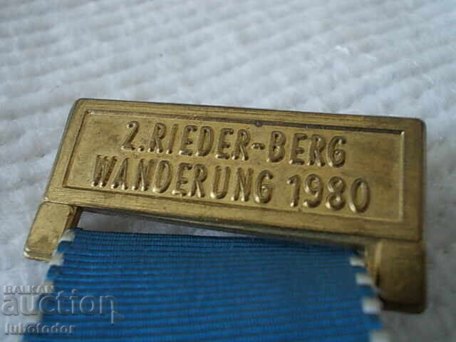 Аукцион Нагръден знак WANDERUNG 1980