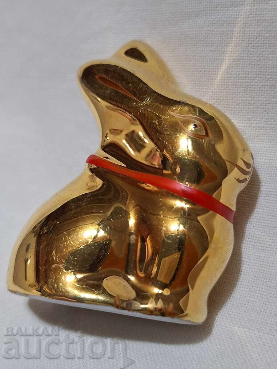 Доставка на Стара порцеланова фигура--зайче--Lindth--Villeroy Boch