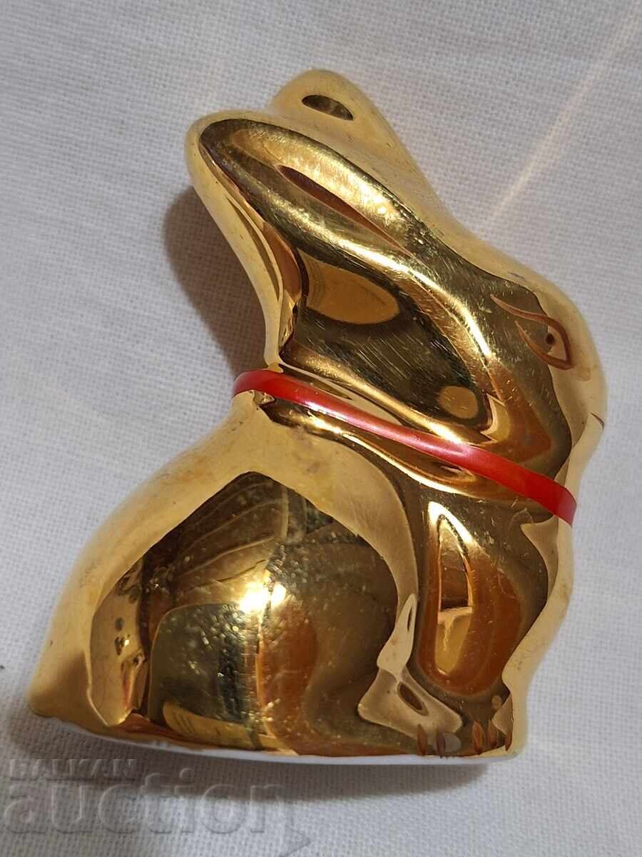 Стара порцеланова фигура--зайче--Lindth--Villeroy Boch - 5