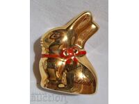 Figurină veche din porțelan--iepuraș--Lindth--Villeroy Boch