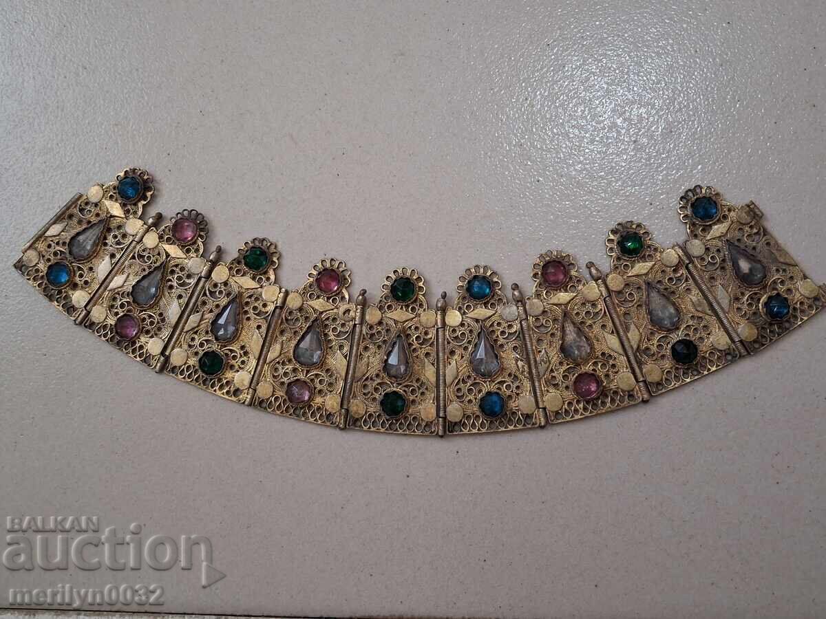 Възрожденски женски накит RRR сребро филигран позлата сокай с цена 794.00 лв. | € 405.97