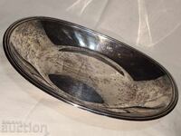 Old silver serving dish/platter -- Wilkens -- 835