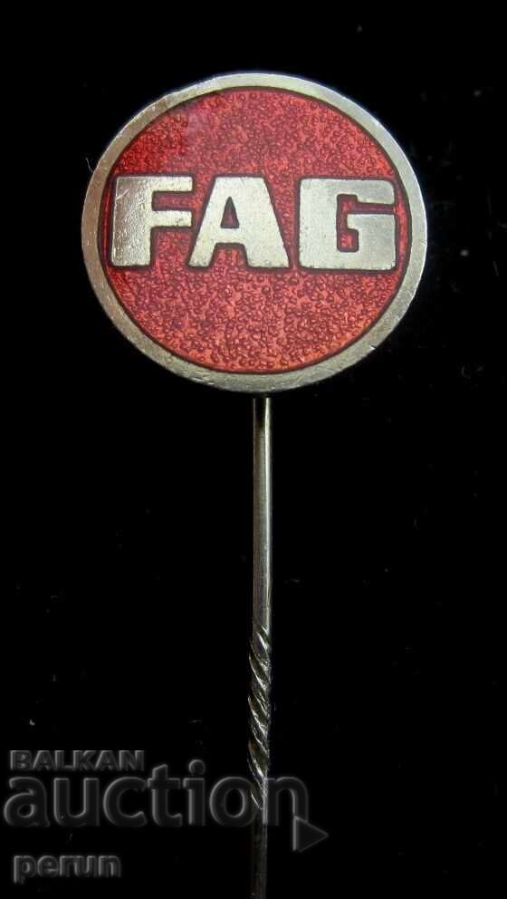 Παράδοση FAG-Γερμανία-Διαφημιστική κονκάρδα-Αυτοκίνητα-Ρουλεμάν-