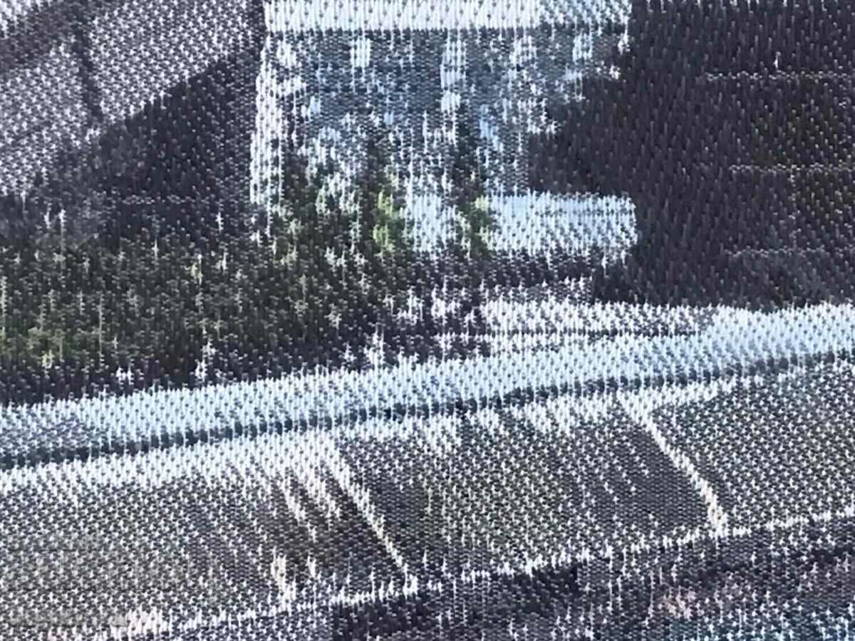 Доставка на КАРТИНА ТЪКАНА ВЪРХУ КОПРИНА ОТ 60-ТЕ ФИН ГОБЛЕН