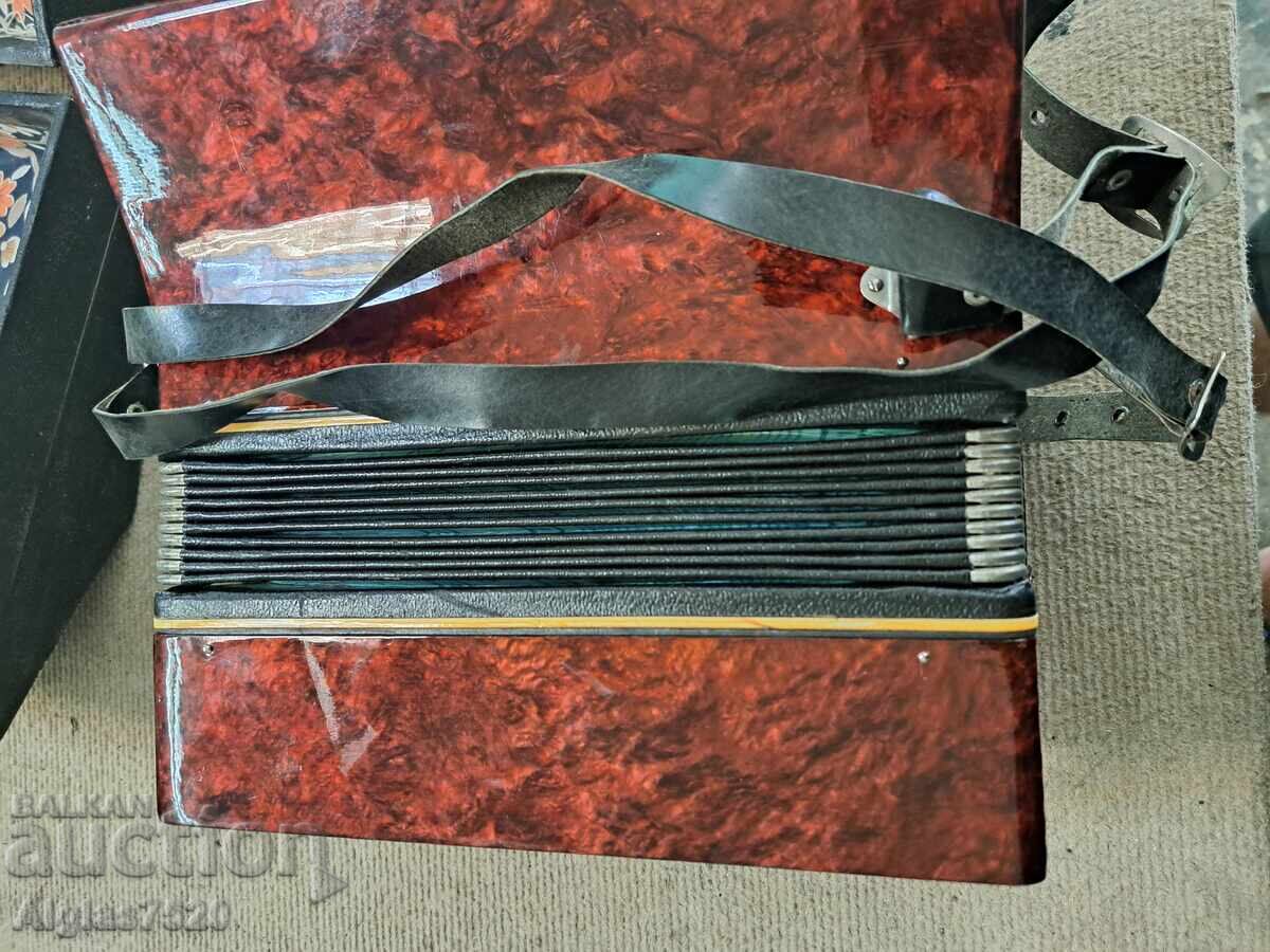 Δημοπρασία Παλιό ρωσικό ακορντεόν τύπου "Γκαρμόσκα" Δημοπρασία Παλιό ρωσικό ακορντεόν τύπου "Γκαρμόσκα"
