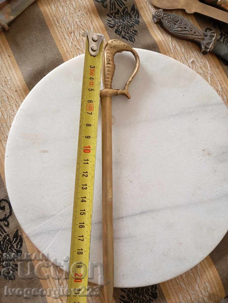 Auction  Letter opener-sabre