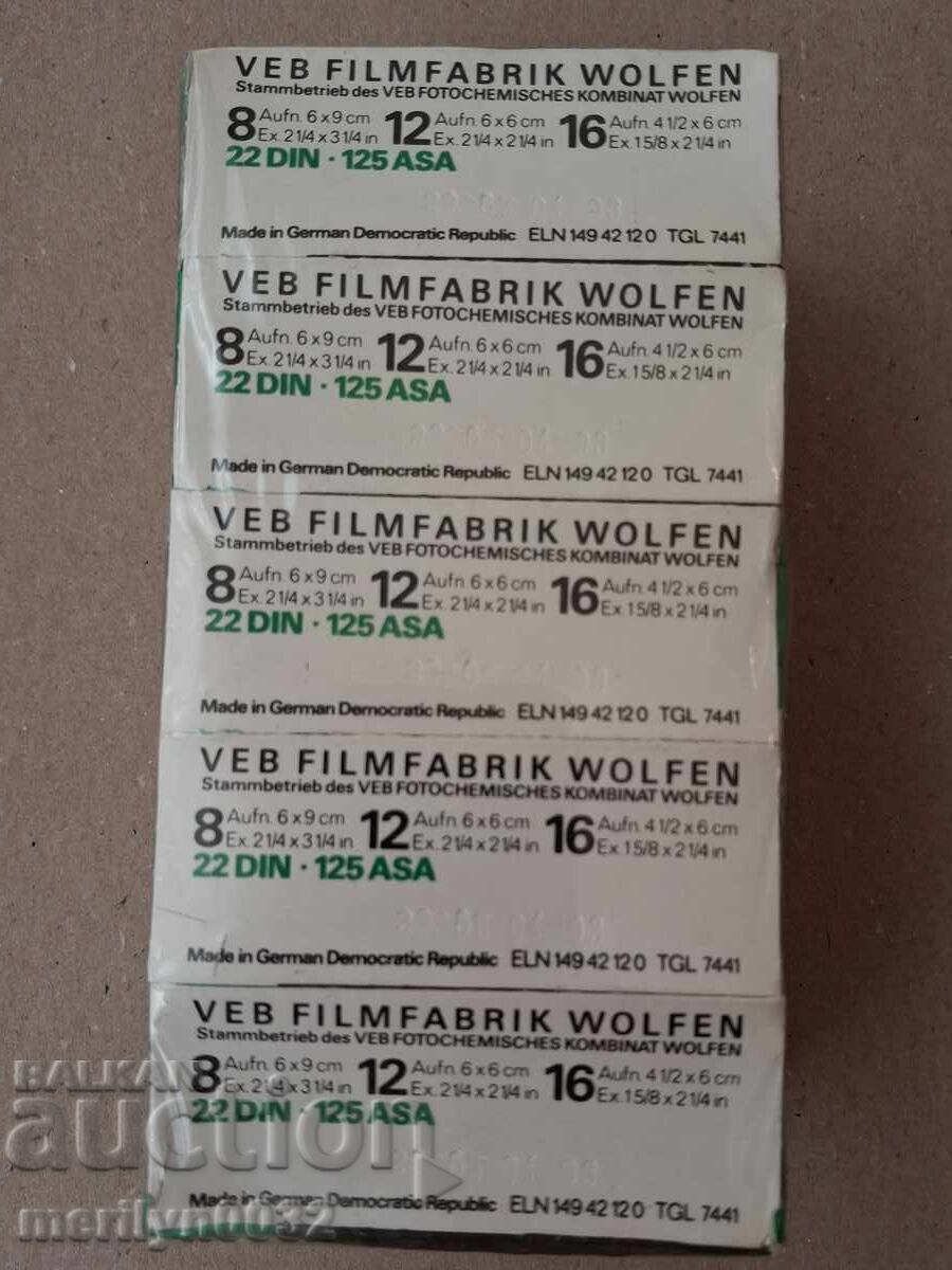 Livrarea Benzi foto ORWO GDR, RDG, noi, nefolosite, 10 buc