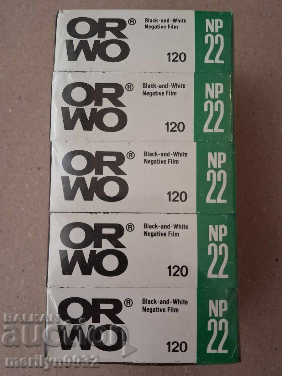 Benzi foto ORWO GDR, RDG, noi, nefolosite, 10 buc - 5