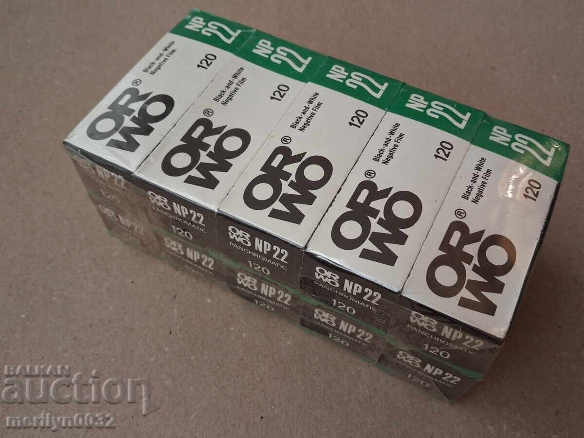 Benzi foto ORWO GDR, RDG, noi, nefolosite, 10 buc