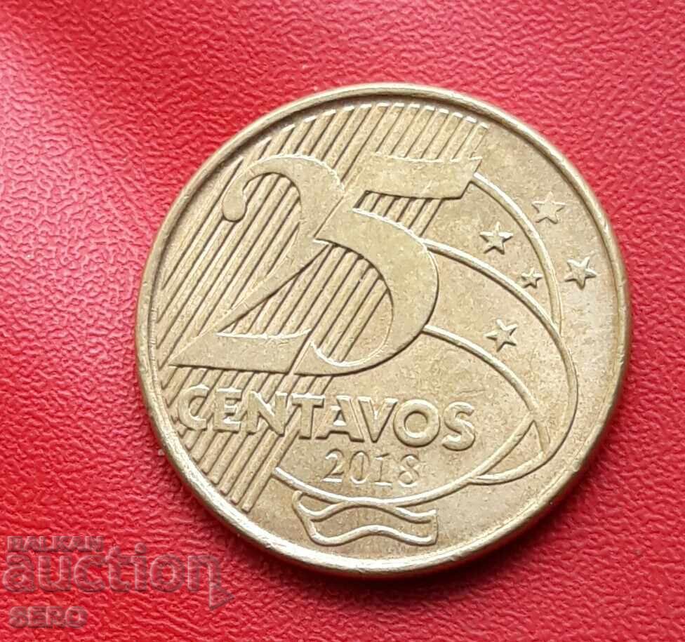 Brazil - 25 Centavos 2018 Brazil - 25 Centavos 2018