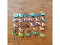 Colecție insigne Olimpiada Moscova 1980