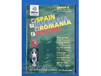 Ευρώ 1996 Πρόγραμμα Βουλγαρία Ισπανία Γαλλία Ρουμανία Στοΐchkov