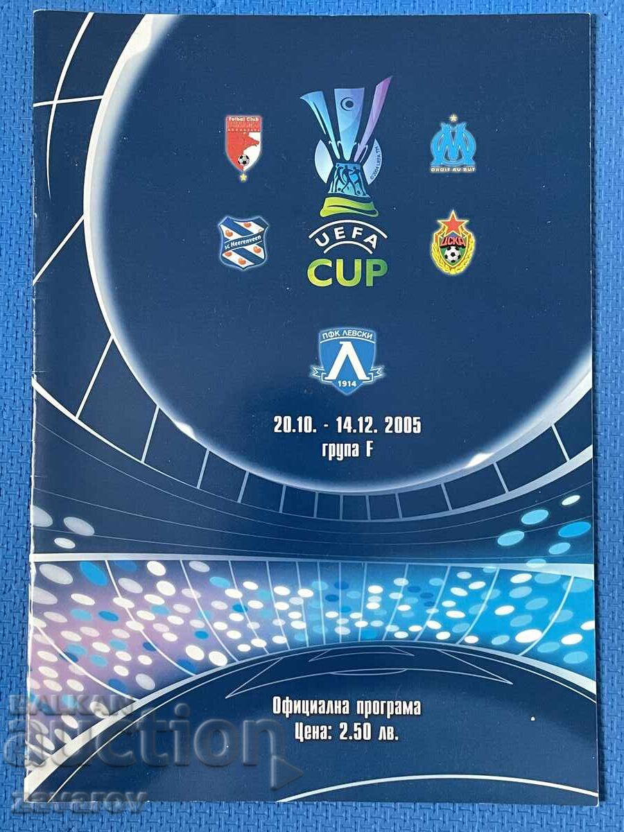 Levski 2005 UEFΑ Marσέιγ TSSKA Μόσχα Διναμό Χέρενφεν