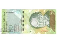 Venezuela-50 Bolivares-2012-P# 92f-Paper