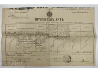 1907 ACT DE PROPRIETATE DOCUMENT CONTRACT NOTARIAL