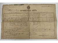 1907 ACT DE PROPRIETATE DOCUMENT CONTRACT NOTARIAL