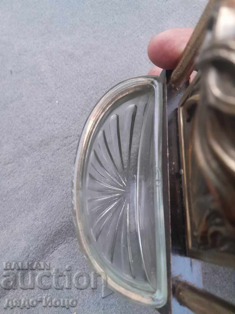 Old Holy Water Vessel with Jesus Church Utensil - 6