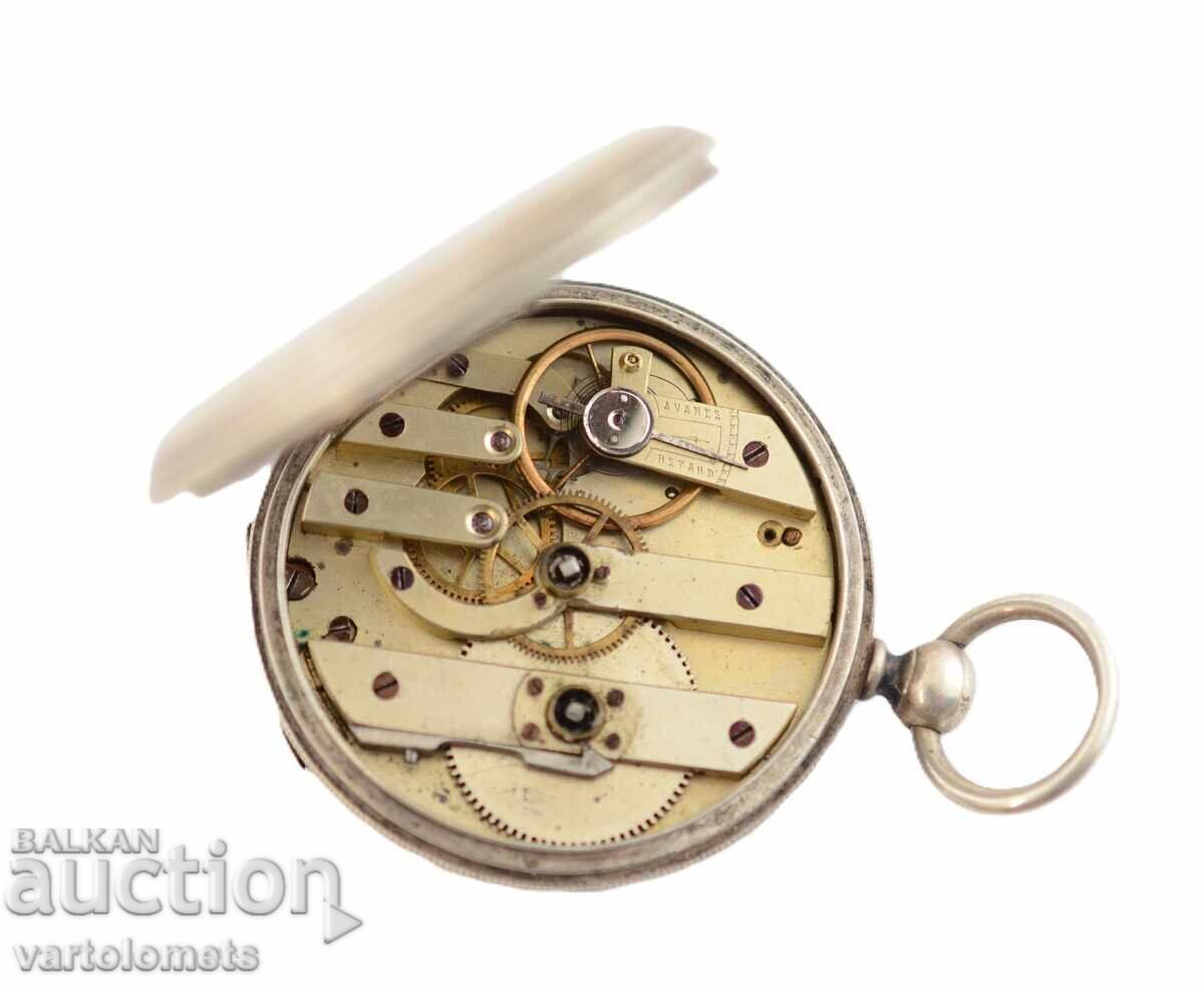 Αντίκα Ασημένιο Ρολόι Τσέπης - Δεν λειτουργεί με τιμή € 30.00 | 58.67 BGN