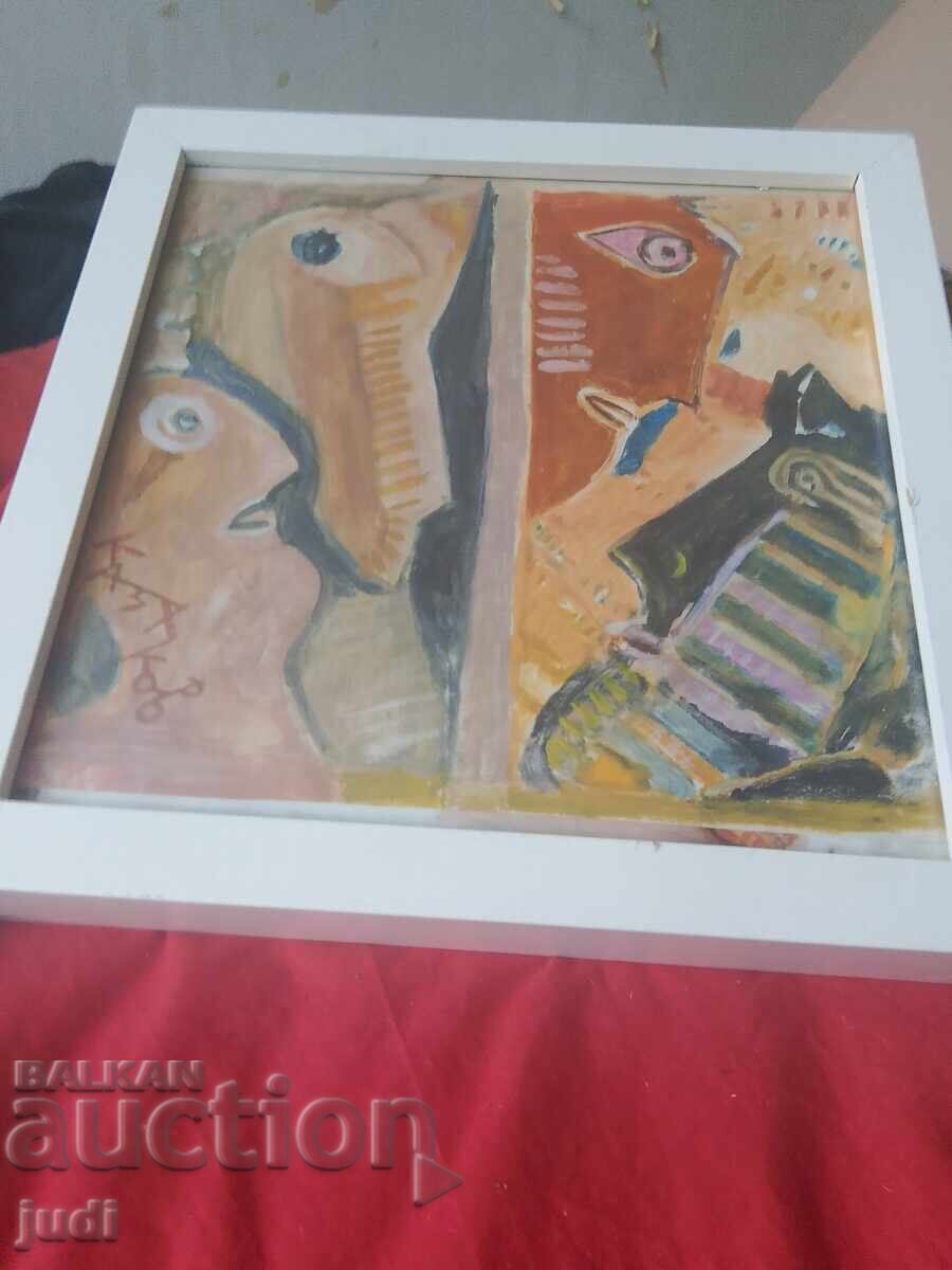 Dimitur Kazakov Neron painting mixed media - 7