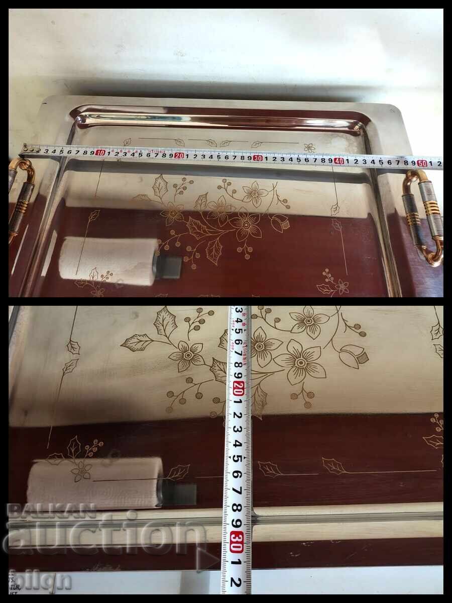 Wonderful Gold-Plated Tray - 7 Wonderful Gold-Plated Tray - 7