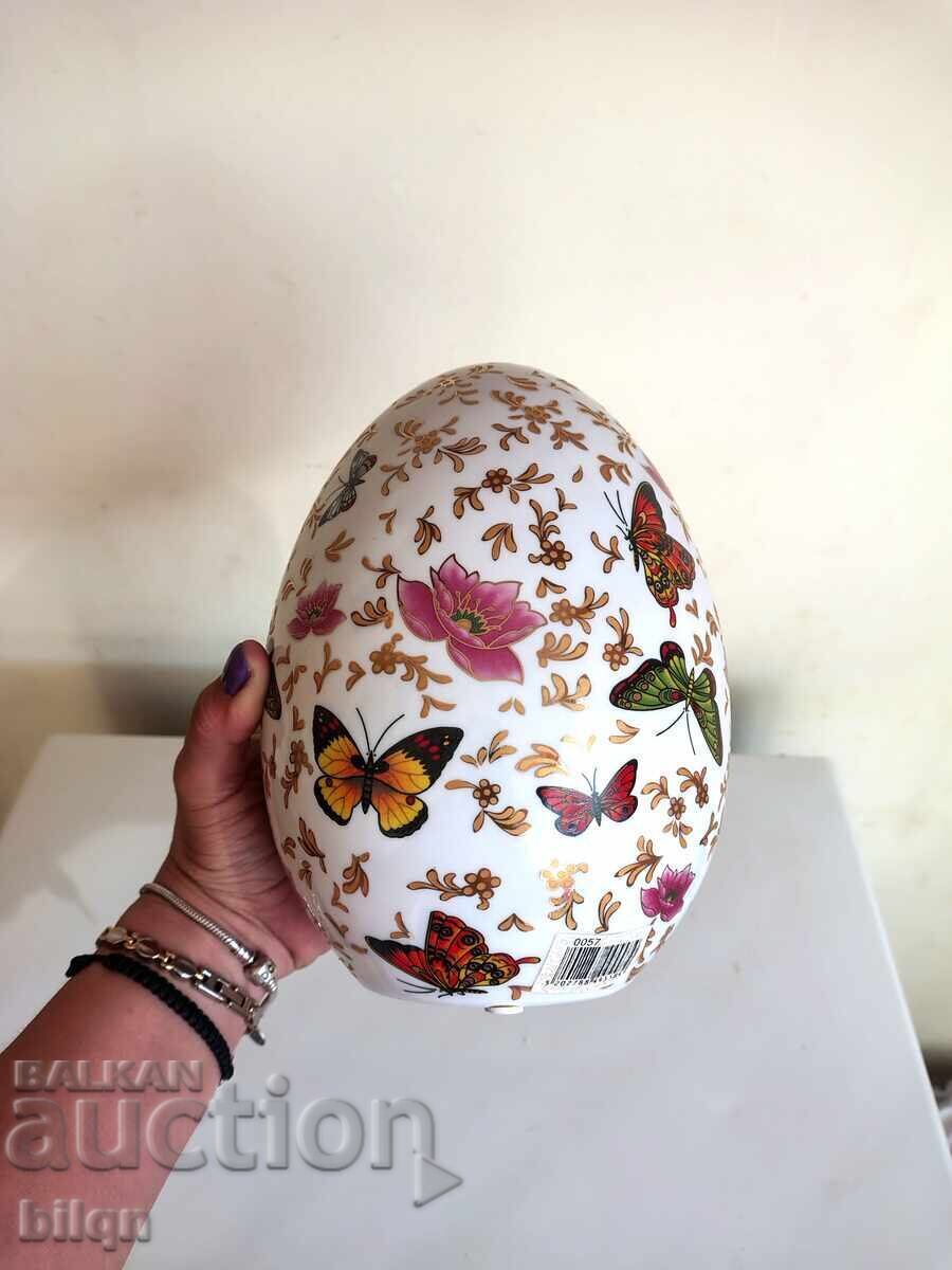 Υπέροχο Συλλεκτικό Μεγάλο Πορσελάνινο Αυγό - 5