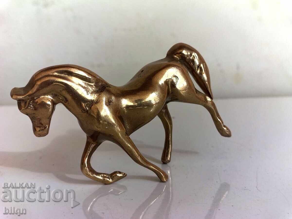 Licitație Figurină de colecție superbă, placată cu aur - Cal Licitație Figurină de colecție superbă, placată cu aur - Cal