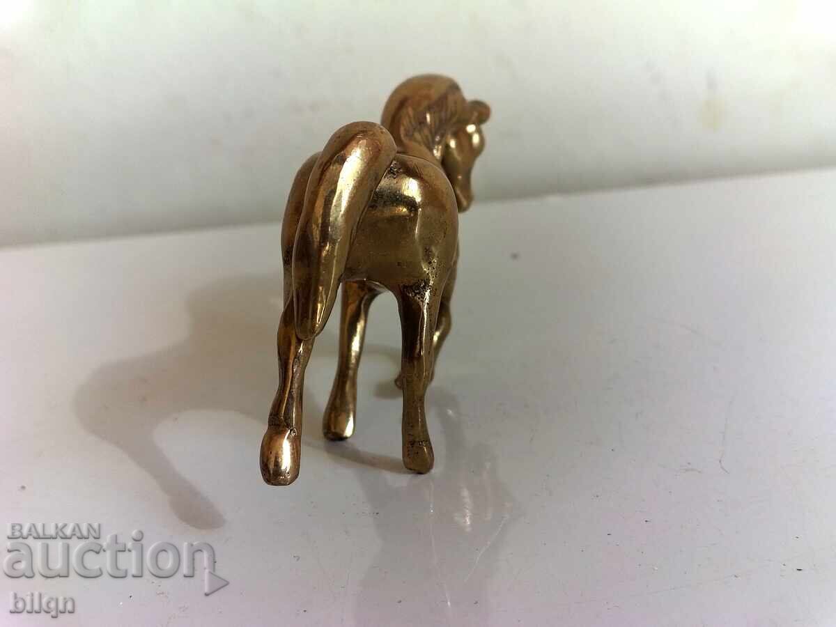 Livrarea Figurină de colecție superbă, placată cu aur - Cal