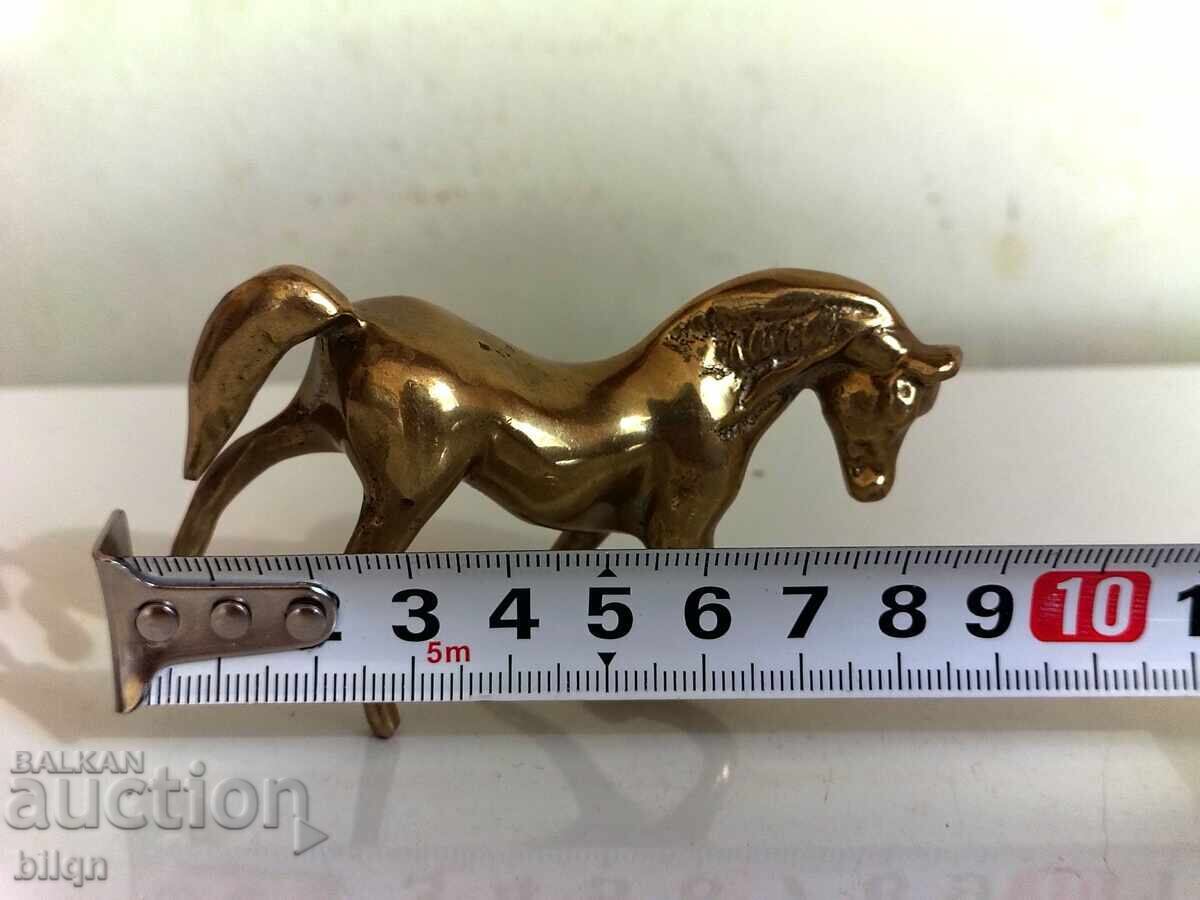 Figurină de colecție superbă, placată cu aur - Cal - 6 Figurină de colecție superbă, placată cu aur - Cal - 6