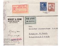 BULGARIA PLIC AERIAN RECOMANDAT PLIC CĂTRE GERMANIA 1942 23