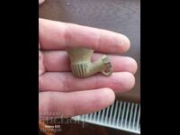 ȚEAVĂ VECHE DE BRONZ LULĂ LULIȚĂ CIUBUC